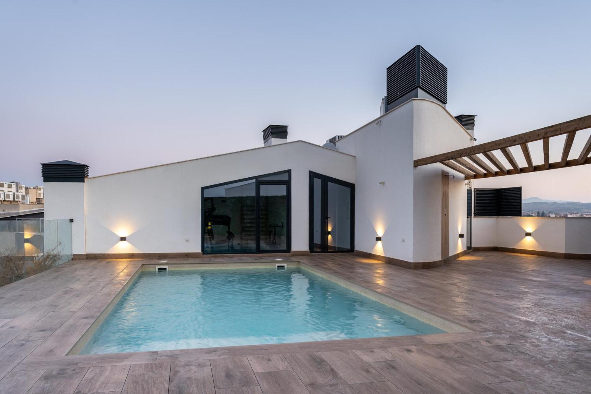 Apartamento De Diseno Con Piscina Y Gimnasio By Elconserje 木尔西亚 外观 照片